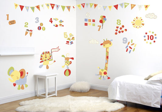 Jolly Jamboree - Jungle / Zoo Animal Wall Decals